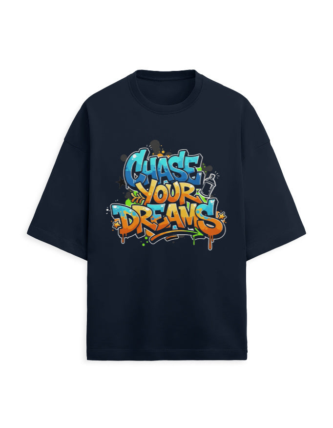 Oversized T-Shirt Navy Blue